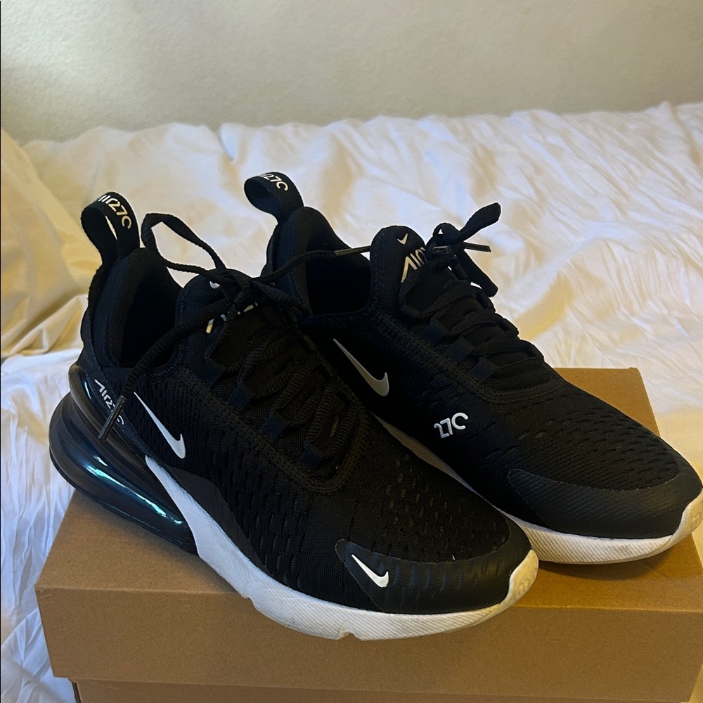 Nike Air Max 270 Black and White Sneakers
